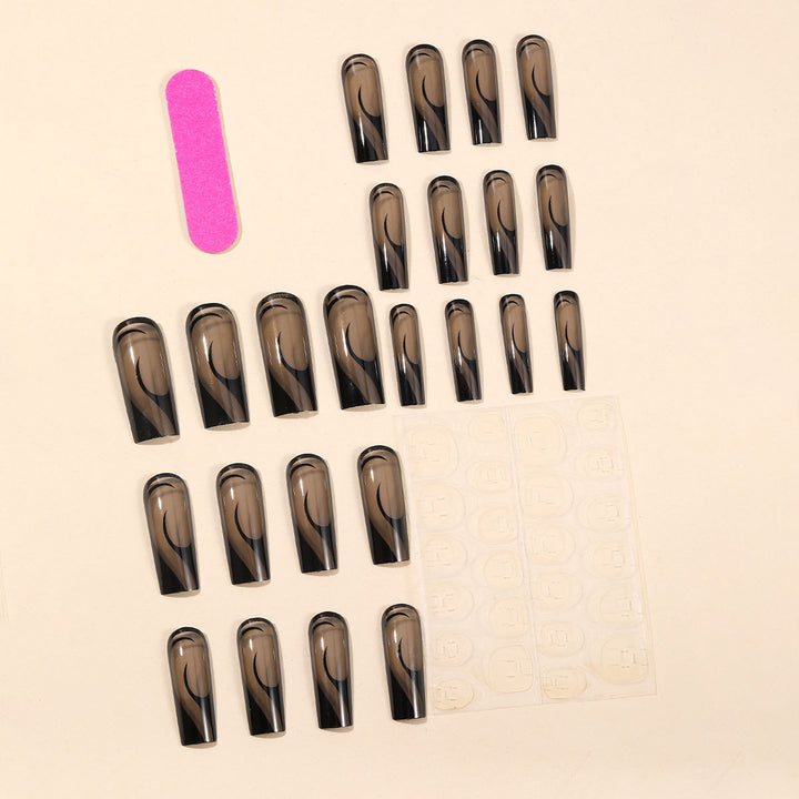 Stylish Abstract 3D Nail Art Extensions Bowlift