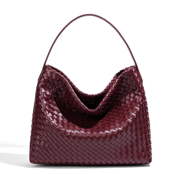 Contemporary Woven Hobo Bag Bowlift