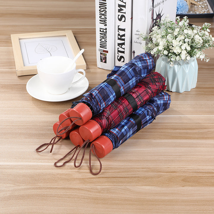 Compact Folding Travel Umbrella with Automatic Open Close and Windproof Frame Bowlift