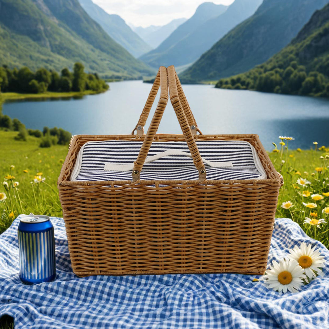Women's storage basket with removable fabric insert and sturdy carrying handles Bowlift