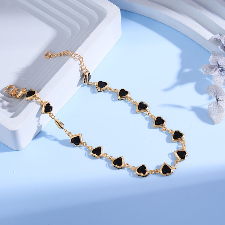 Heart-Shaped Charm Bracelet Bowlift