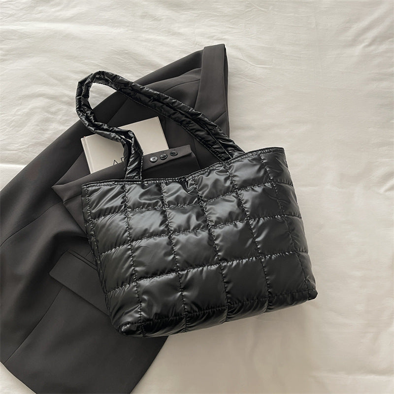 Padded Quilted Tote Bag Bowlift