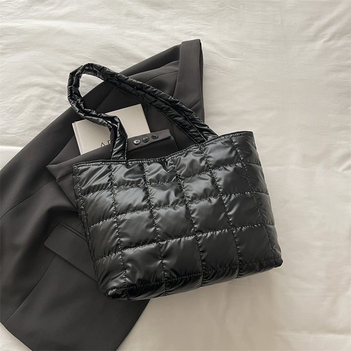Padded Quilted Tote Bag Bowlift