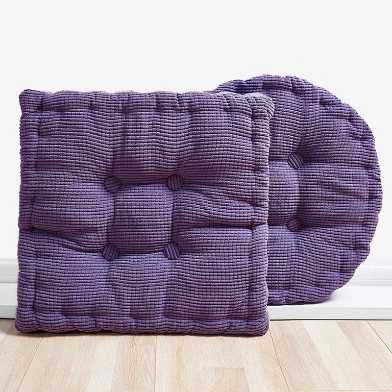 Textured Tufted Seat Cushion Pad Set for Dining Chairs and Floor Seating Bowlift