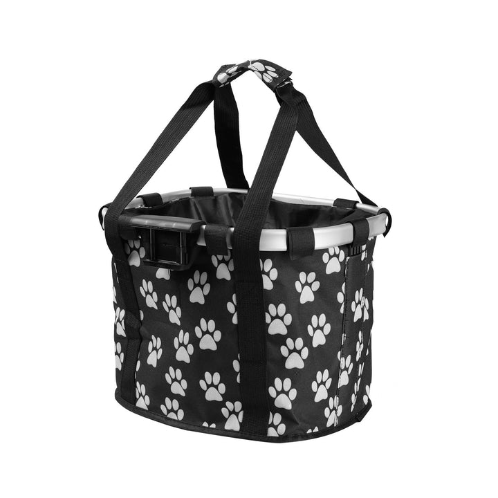 collapsible insulated front bike basket with quick-release mounting and waterproof liner Bowlift