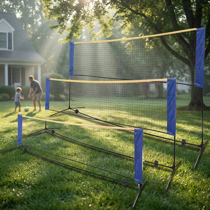 Adjustable Height Volleyball Net System Bowlift