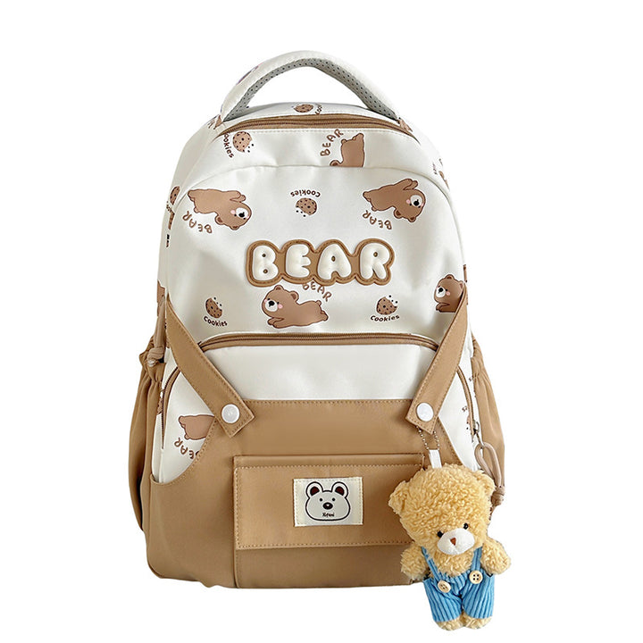 Playful Cartoon Character Backpack Bowlift