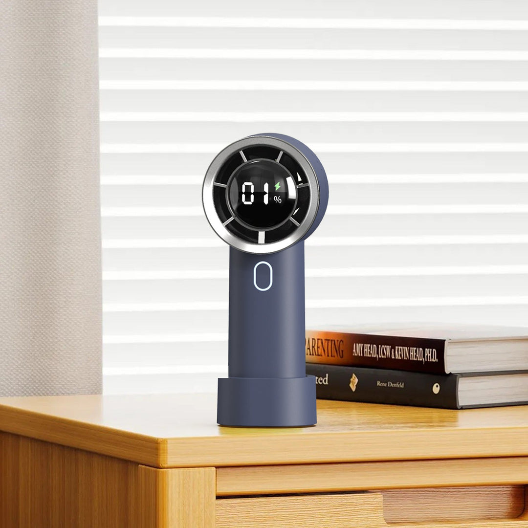Rechargeable handheld fan. | Bowlift
