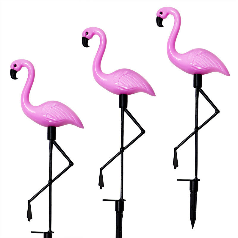 Articulated Flamingo Lawn Stake LED Accent Light With Adjustable Arm Bowlift