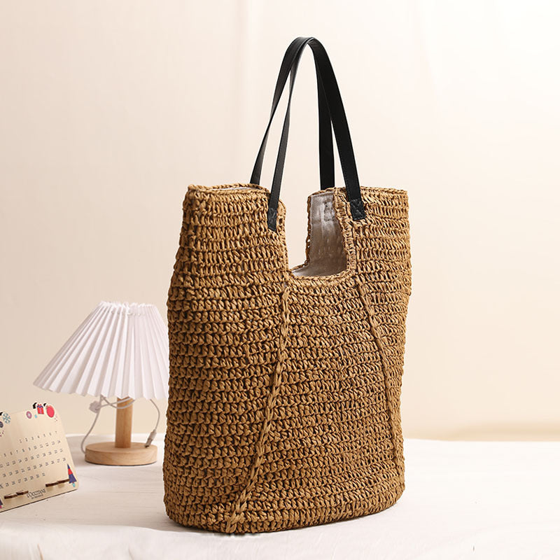 Stylish and Spacious Rattan Bag Bowlift
