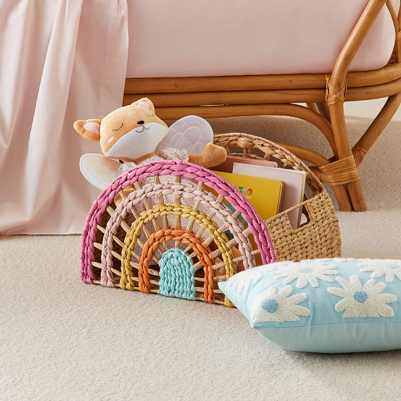 Playful storage basket in rainbow design Bowlift