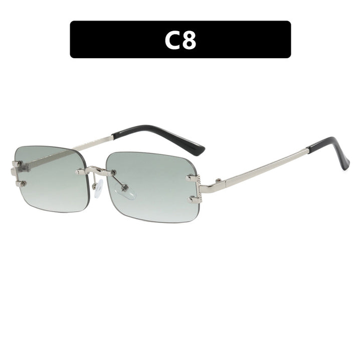 Ladies square sunglasses with high-quality metal frame Bowlift