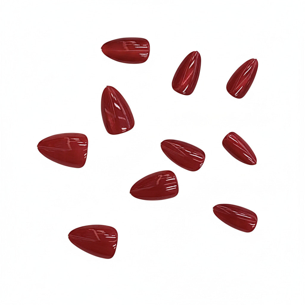 Glossy Stiletto Press-On Nail Tips Bowlift
