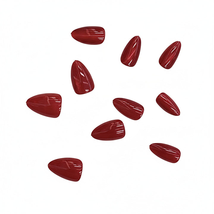 Glossy Stiletto Press-On Nail Tips Bowlift