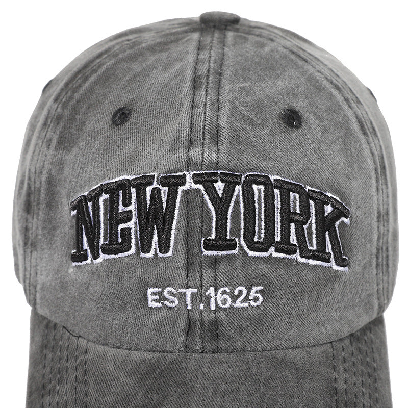 Men's Distressed Embroidered Dad Hat Bowlift