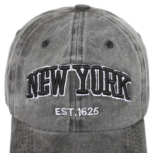 Men's Distressed Embroidered Dad Hat Bowlift