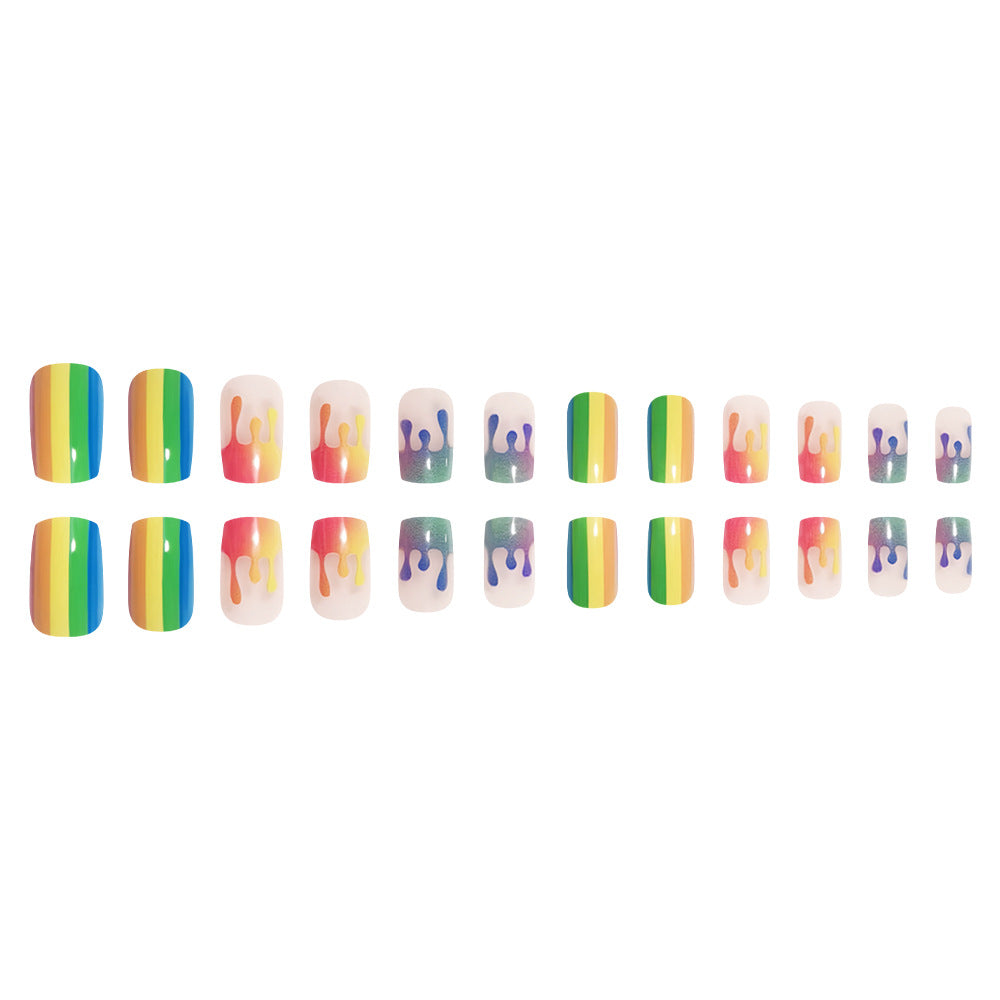 Artistic Ombre Press-On Nail Set Bowlift