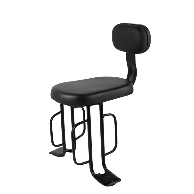padded adjustable motorcycle passenger backrest and foldable footrest stool Bowlift