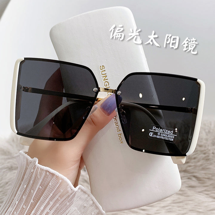 Women's polarized sunglasses with elegant oversized frame Bowlift