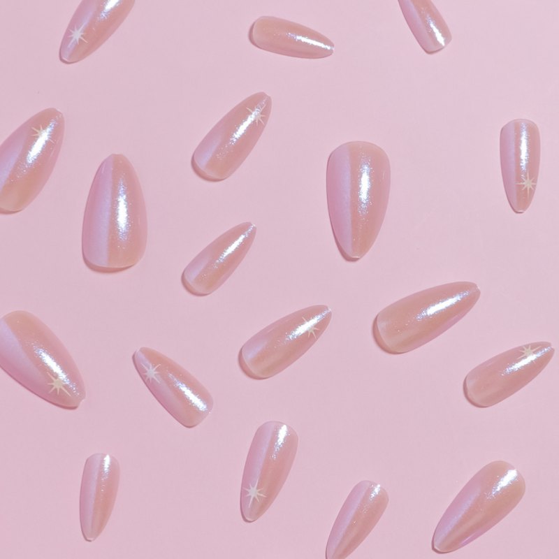 Glossy Nail Art Press-On Tips Bowlift