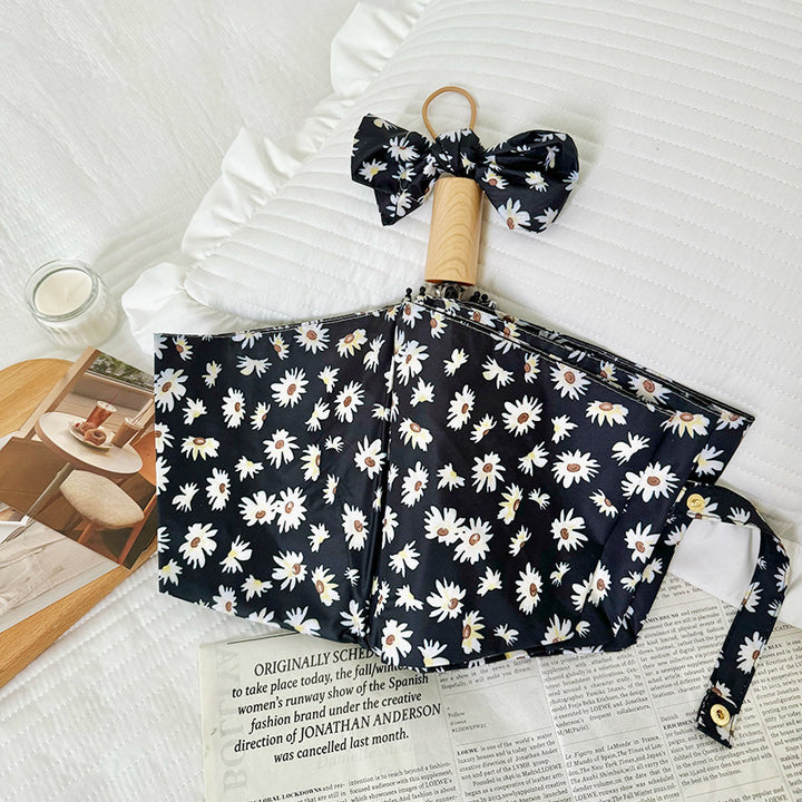 Women Foldable Shopping Bag with Charming Flower Design Bowlift