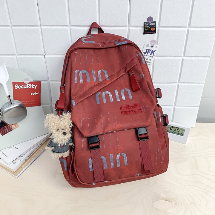 Versatile Textured Print Backpack