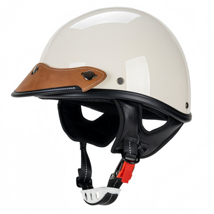 Retro Cruiser Motorcycle Helmet Bowlift