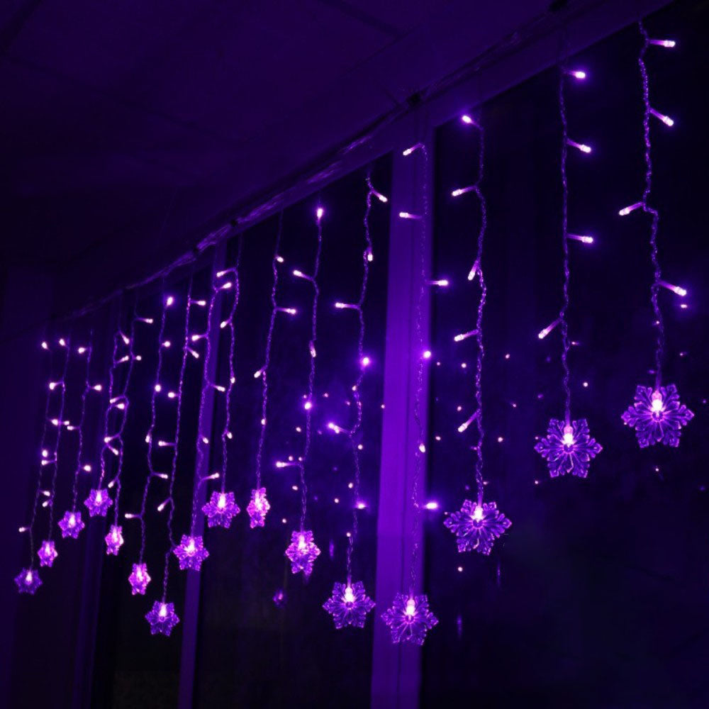 BowLift | Snowflake Remote Control Ice Strip Light Blinking LED Decorative String Lights