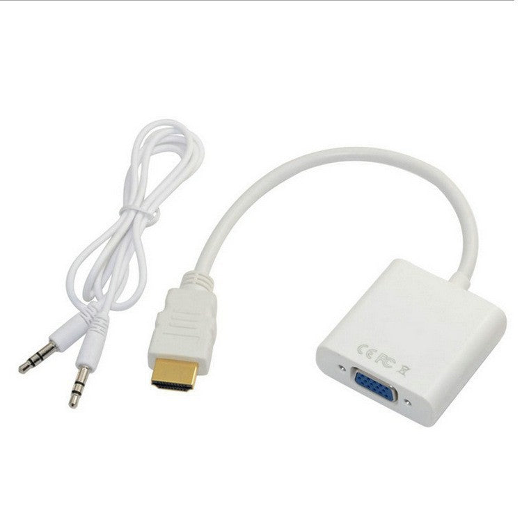 Hdmi-To-Vga Adapter with Audio Output Bowlift
