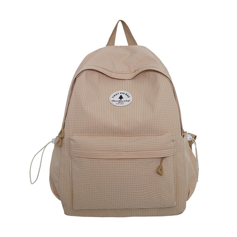 Casual Multi-Compartment School Backpack Bowlift