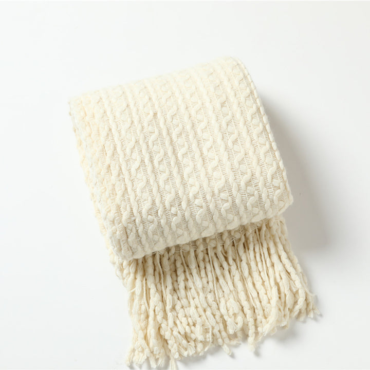 Textured Knit Scarf