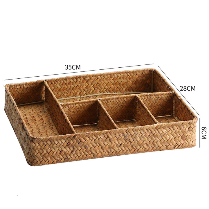 Unisex Practical Storage Basket with Three Compartments Bowlift