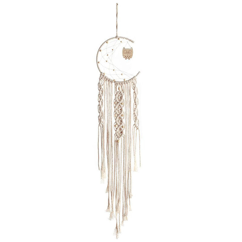 Macramé Moon Wall Hanging Bowlift