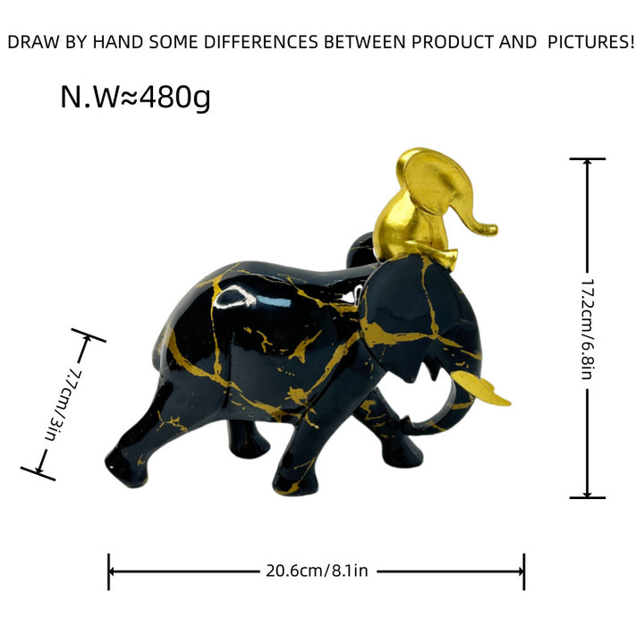 Decorative Elephant Figurine Bowlift