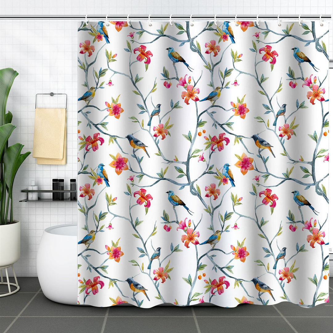 Nature-Inspired Shower Curtain Bowlift