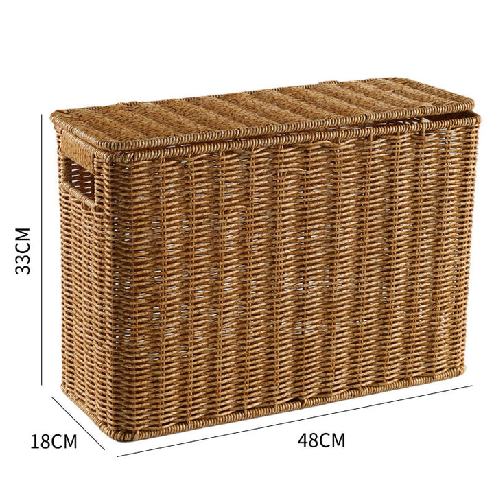 Rectangular Woven Storage Chest Bowlift