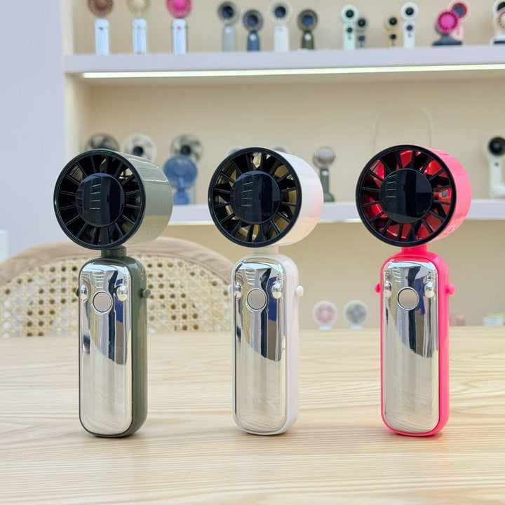 Unisex Portable Handheld Fan with Powerful Battery and Compact Design Bowlift