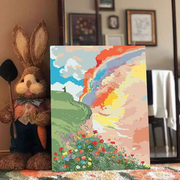 Artistic Heart-Themed Canvas Artwork Bowlift