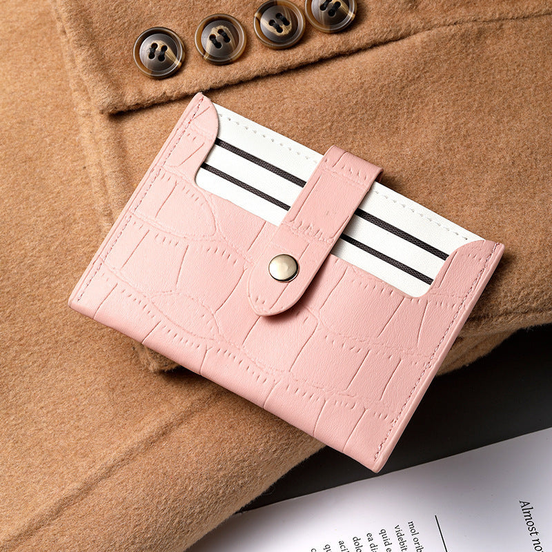 Faux Leather Card Holder Bowlift
