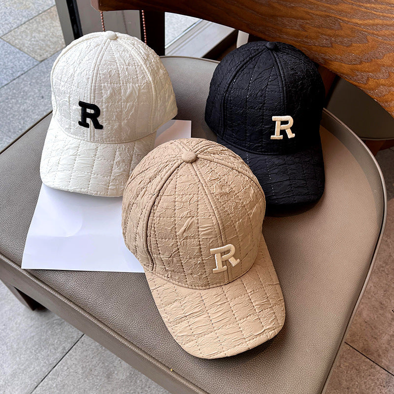 Women's Contemporary Textured Design Baseball Cap Bowlift