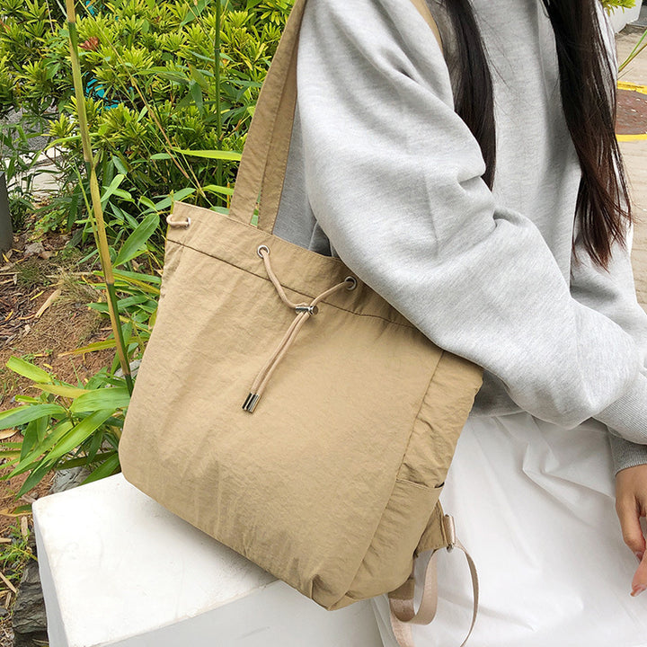 Fashionable Leisure Bag With Drawstring Bowlift