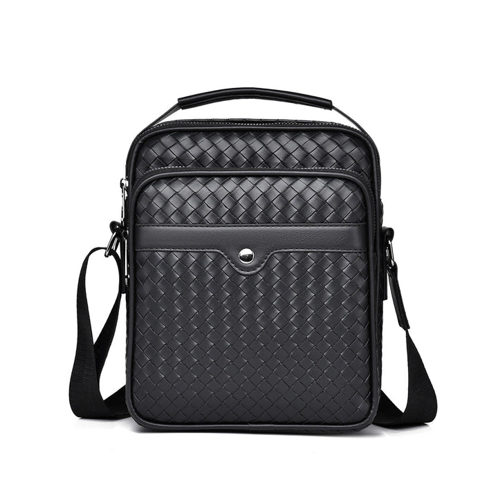 Stylish and Practical Briefcase with Braided Design Bowlift