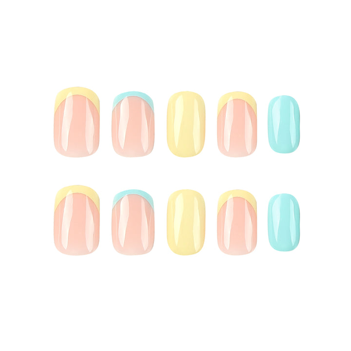 Artful Nail Art with Colorful Tips Bowlift