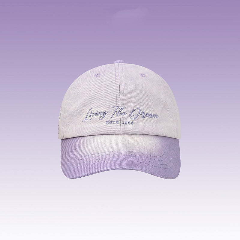 Vintage-Inspired Washed Denim Cap