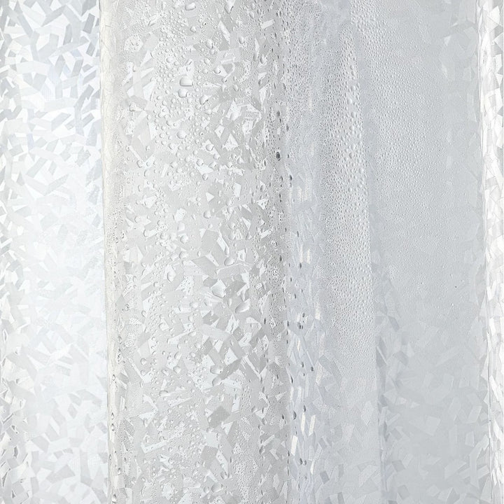 Elegant Textured Shower Curtain Bowlift