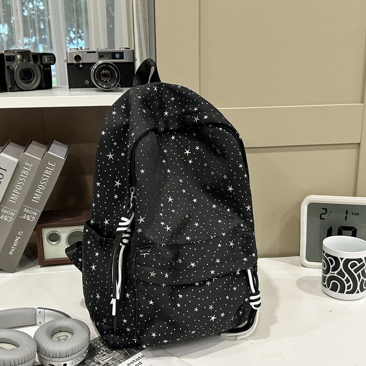 Stylish star motif backpack Bowlift