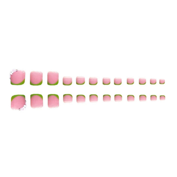 Floral-Embellished Press-On Nail Art Set Bowlift