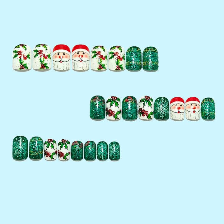 Creative Art Nails In Festive Christmas Design Bowlift