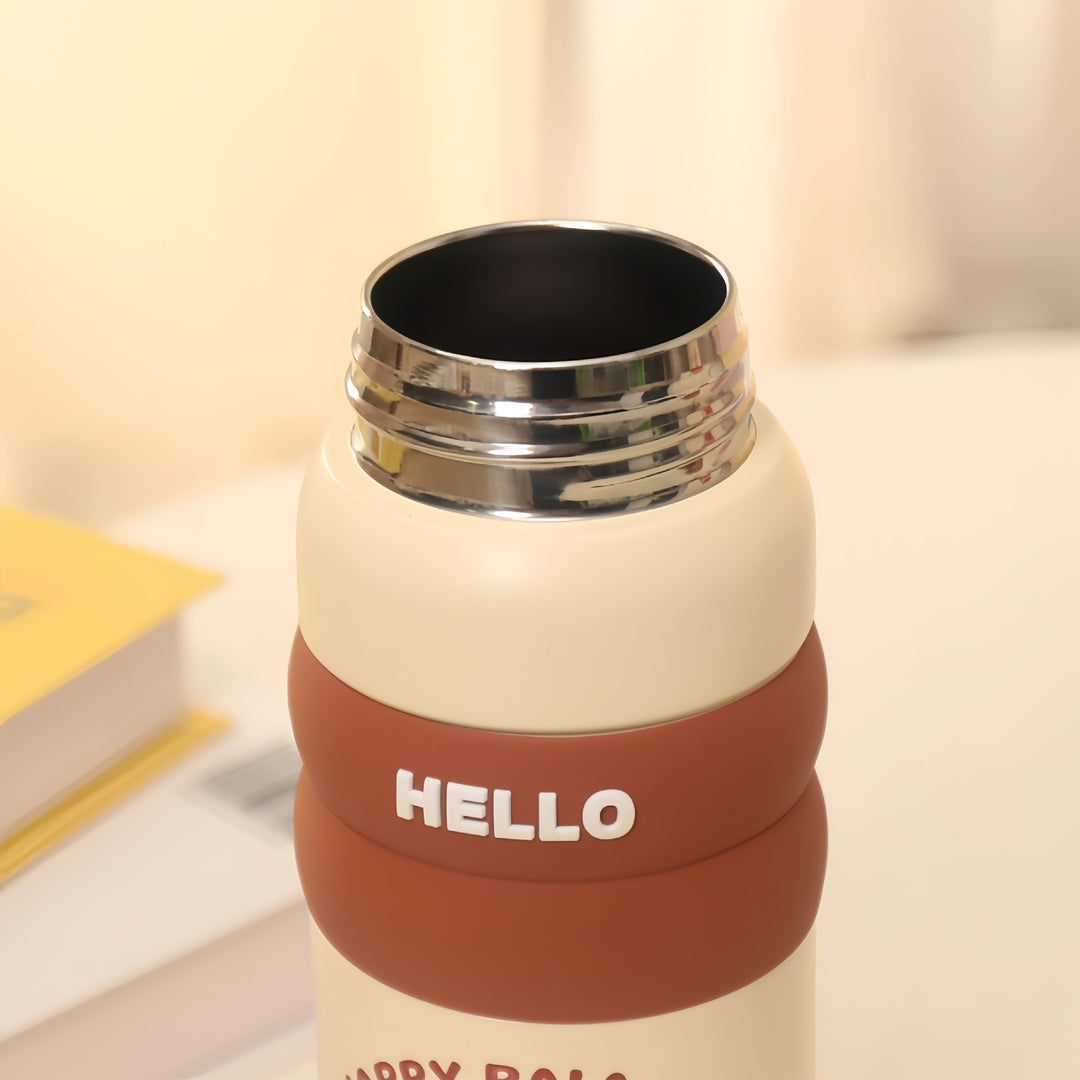 Women's durable water bottle with practical lid Bowlift