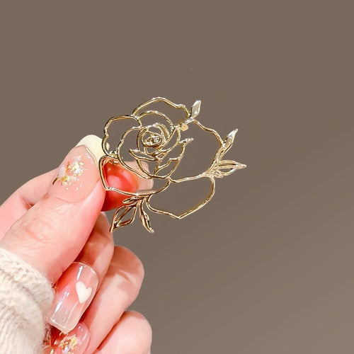 Elegant Rose Brooch Bowlift